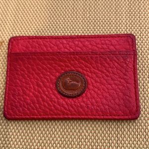 Vintage Dooney & Bourke credit card business card holder.